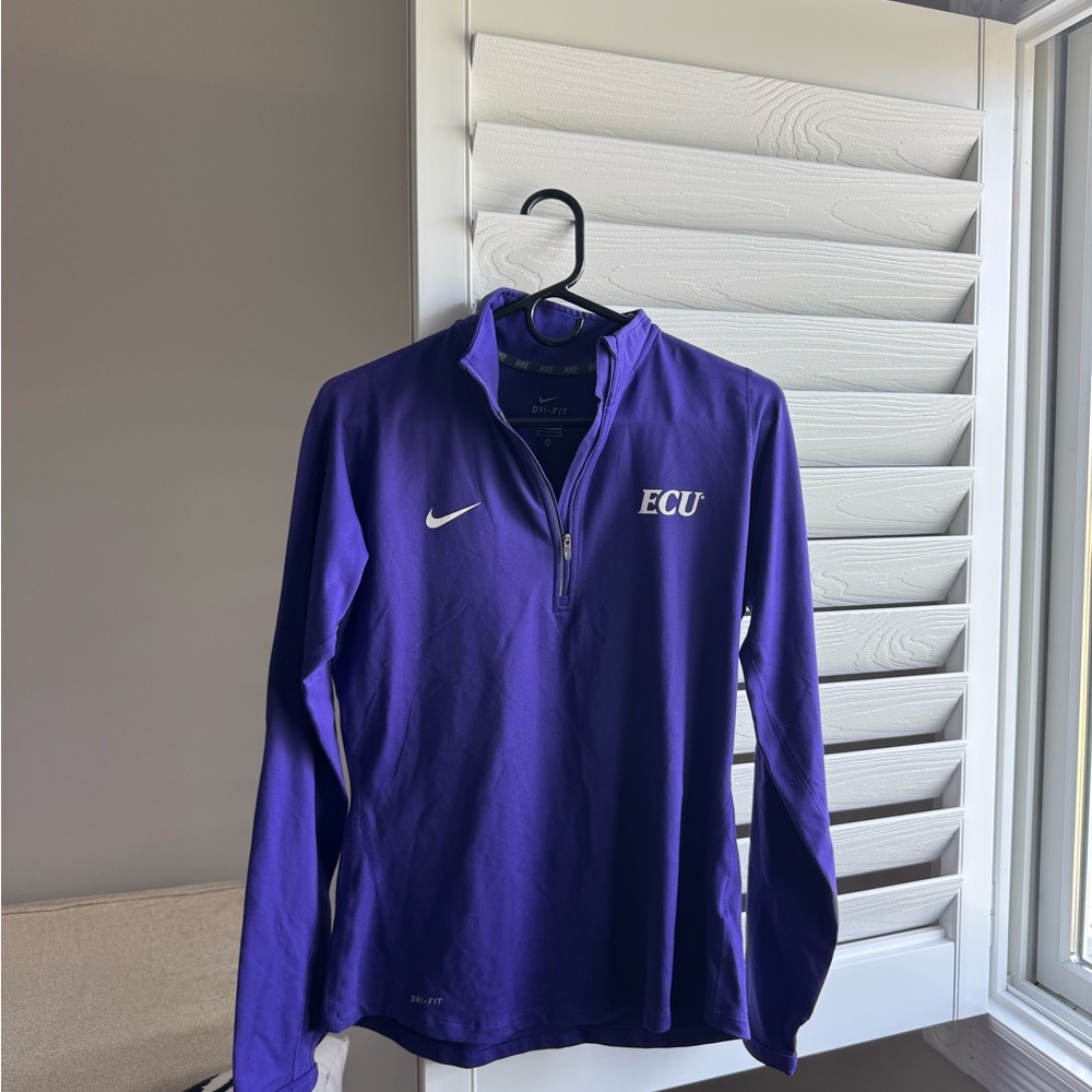 Nike Purple ECU Dri-FIT Half-Zip Pullover